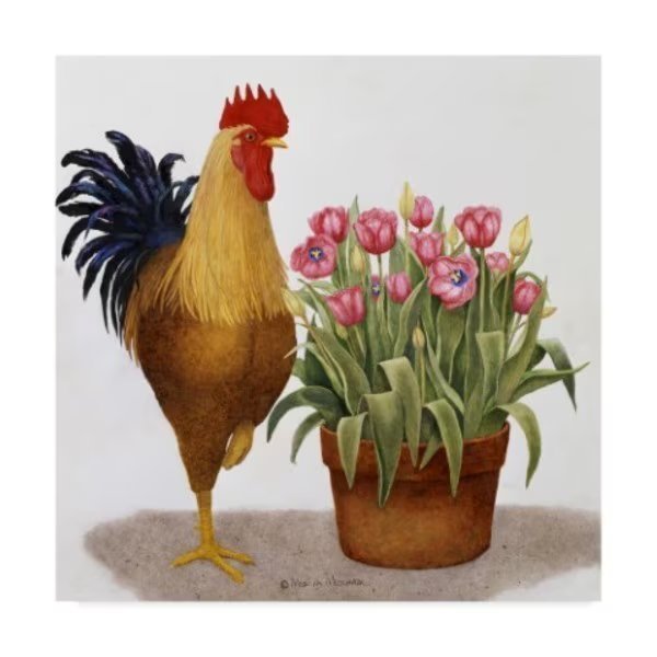 Marcia Matcham 'Tulip Time' Canvas Art, 18x18, Trademark Fine Art, Mfr#: WAG06085-C1818GG